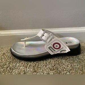 Brand new girl sandals size big girl 2